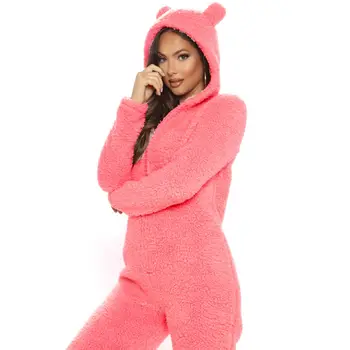 Shop Women Hooded Fleece Jumpsuits