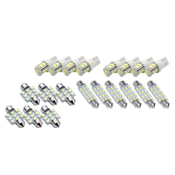 

20X White LED Light Interior Package Kit for T10 & 31mm Map e + License Plate
