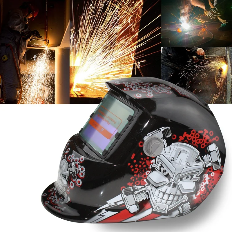 

2018 New Solar Pro Welding Mask Automatic Darkening Welding Helmet Nut Head Pattern