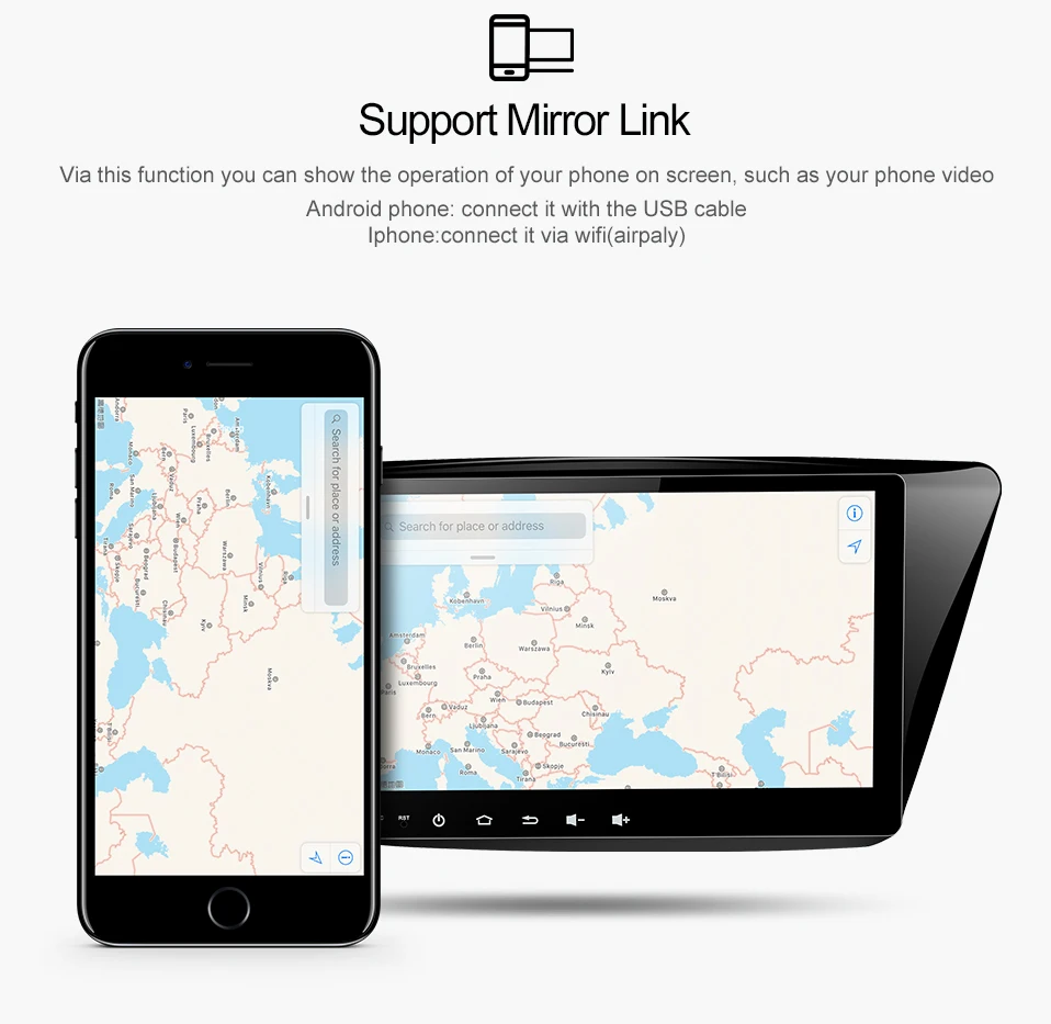 Excellent AK29071 uniway android 9.0 car dvd for kia rio k2 2012 2013 2015 2016 car radio sterao gps navigation 16
