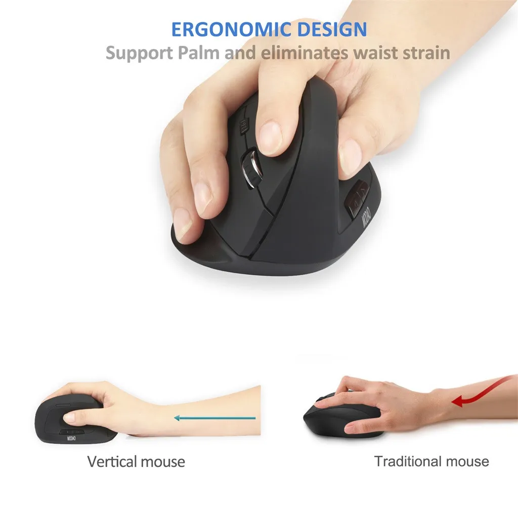 Type-C Vertical Wireless Mouse Ergonomic 2.4G USB Wireless Mouse for Notebook gaming mouse игровая мышь wireless mouse#G35