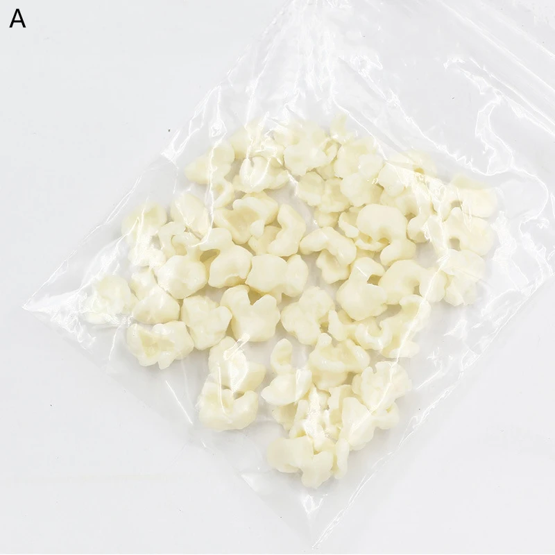 Artificial Popcorn DIY Simulated Food Play Decorations Creative Fake Popcorn Christmas Festival Party Home Decor Supplies - Цвет: A