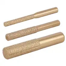 

Diamond Router Bits Golden Brazed Straight Shank Milling Cutter for Quartz Stone Marble Seam Knife Straight Router