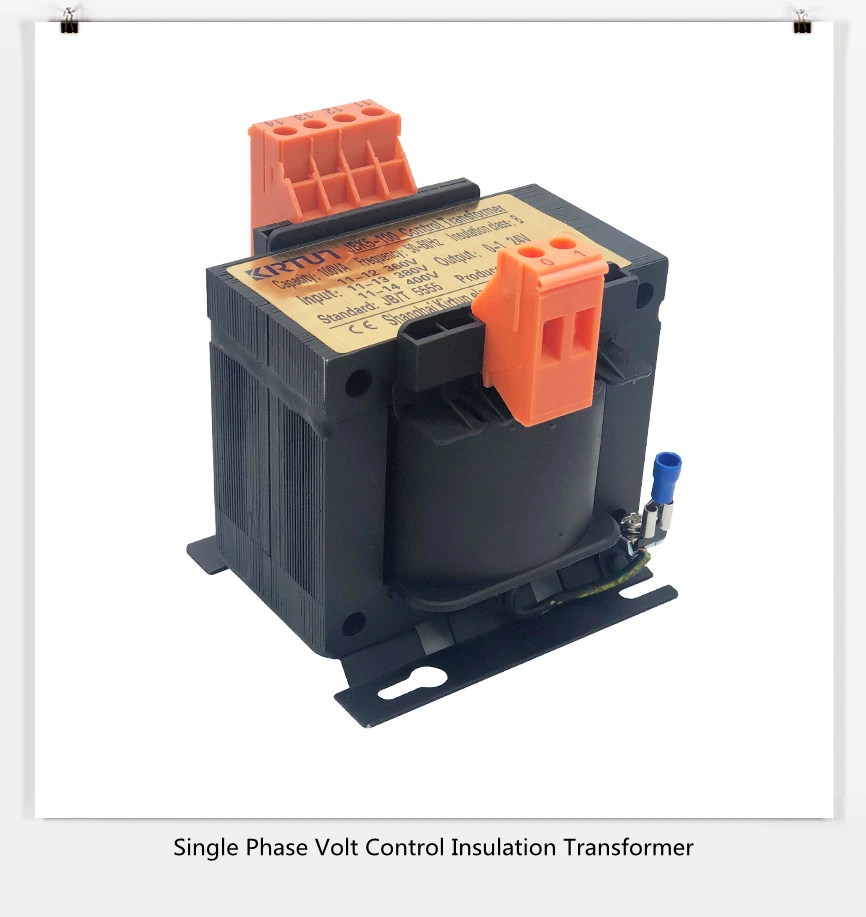 

Voltage Converter 220V 380V to 6V 12V 24V 36V 110V Single Phase Volt Control Insulation Transformer JBK5-63VA/100VA/160VA/630VA