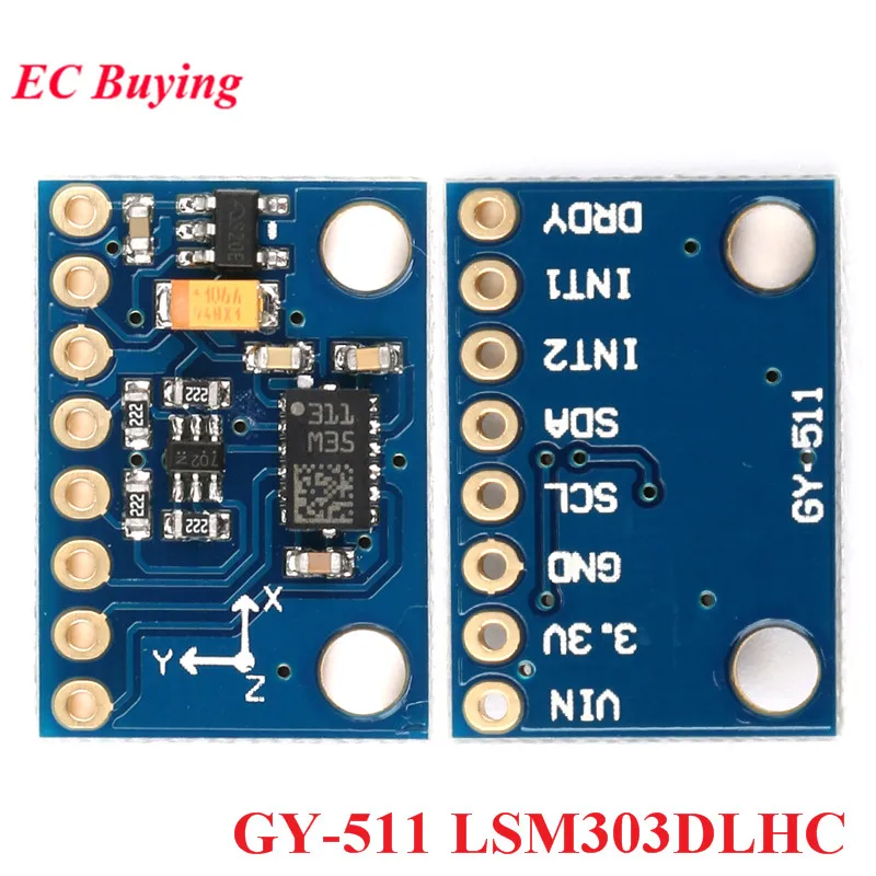 Модуль GY-511 LSM303DLHC GY511 GY 511 E-Compass 3-осевой акселерометр + модуль датчика магнитометра