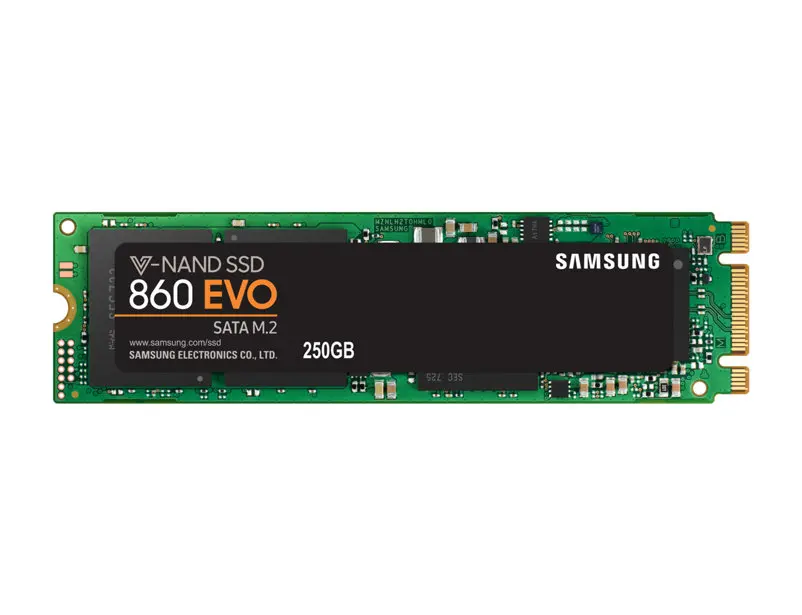 SAMSUNG 860 EVO M.2 250 ГБ 500 250 г 500 г 1 ТБ PC настольных компьютеров и ноутбуков Внутренние твердотельные накопители M.2 SATA6 солнечного коллектора GB/S SATA SSD