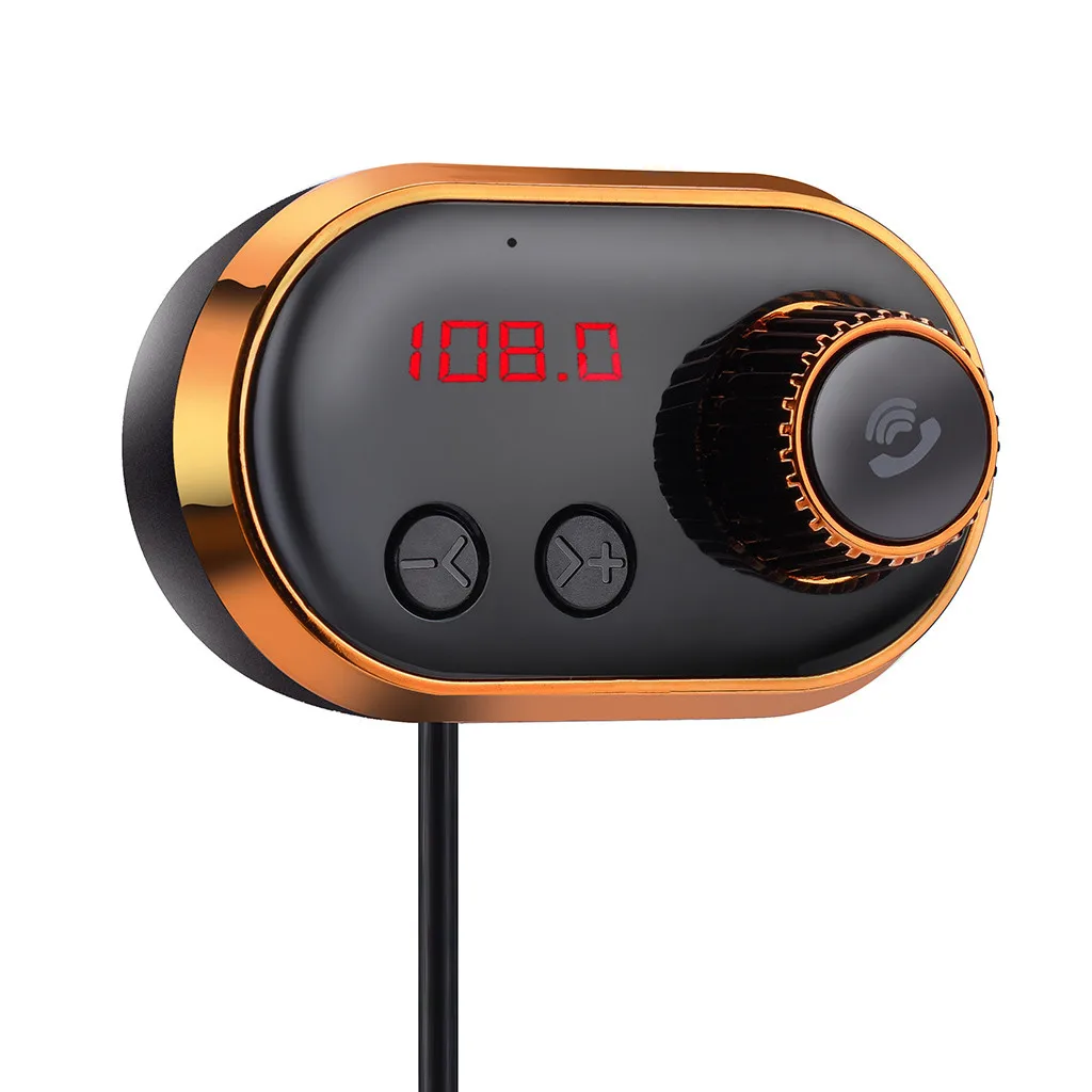 Автомобильный Bluetooth fm-передатчик адаптер fm-передатчик беспроводной Hands Free комплект MP3 музыкальный плеер USB зарядное устройство# BL30