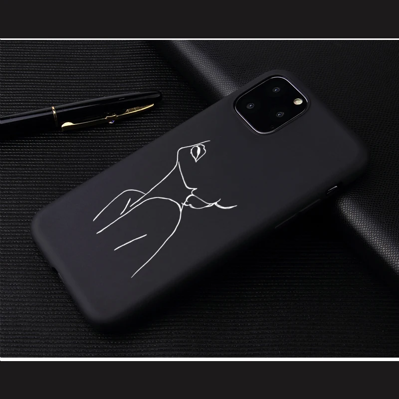 3D рельефный чехол для телефона iPhone 6, 6s, 7, 8 Plus, X, 5, 5S, SE, 11Pro, чехол с мультипликационным принтом «сердце», мягкий ТПУ чехол для iPhone 8, XR, XS Max - Цвет: 08