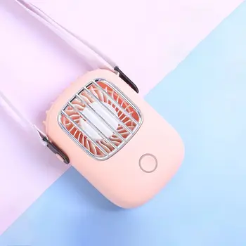 

NEW USB Portable Fan Wireless Hanging Neck Fan Compact and Convenient Air Cooler Q81F