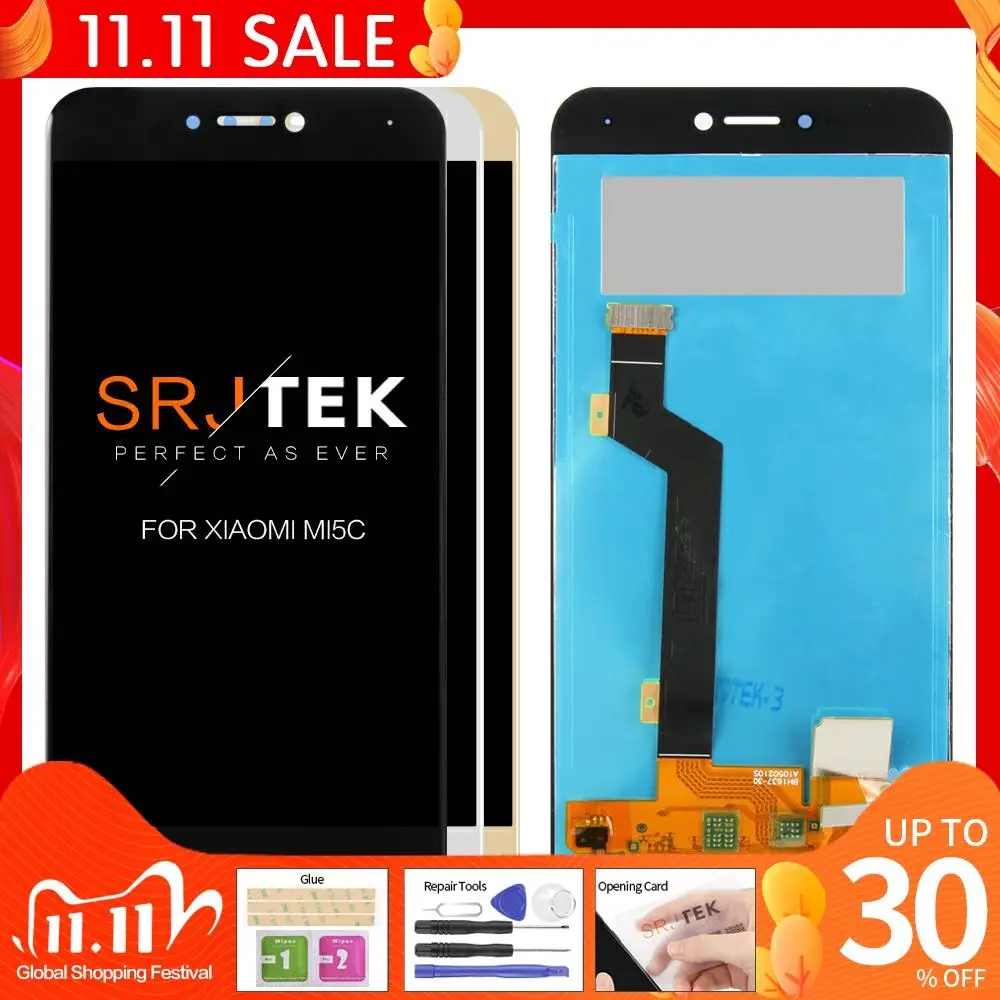 ЖК дисплей 5 15 дюйма с двумя SIM картами для xiaomi mi5c сенсорный экран рамкой mi 5c m5c