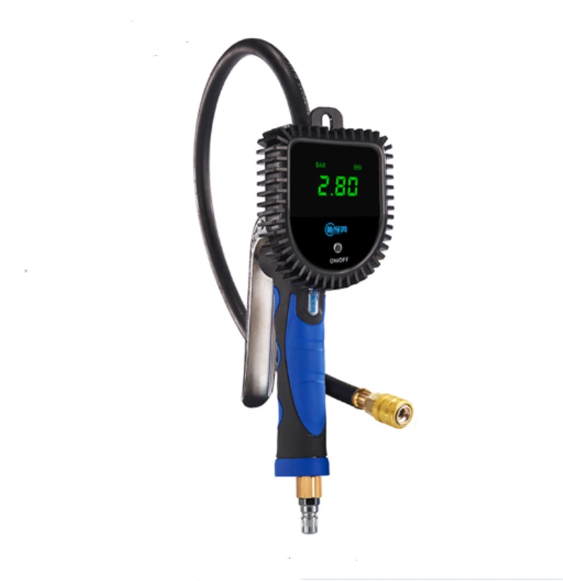 

Tire Inflator With Professional High Precision Digital LED Pressure Gauge Inflating Gun Inflation Gun Vacuum Unit