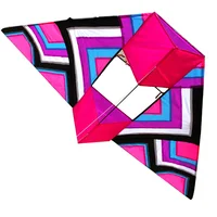 New High Quality  Outdoor Fun Sports  3D Nylon Kite Good  Flying With  6m Tails  Handle and Line 1