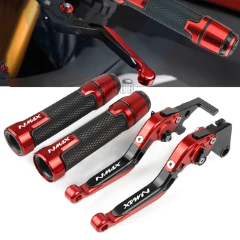 

Motorcycle Brake Clutch Levers Extendable Adjustable Handlebar Grips For Yamaha N-MAX125 N MAX NMAX 125 2017 2018 Accessories