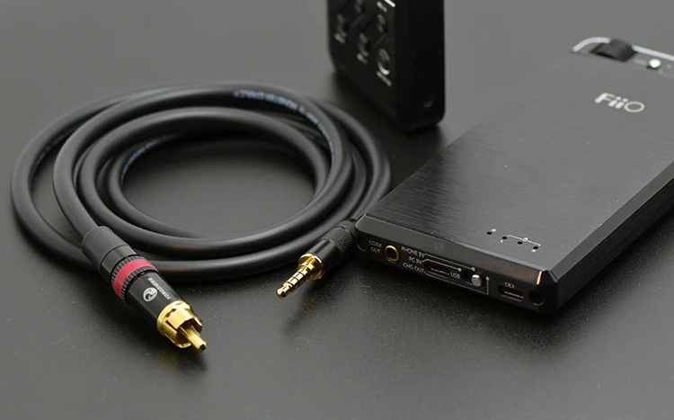 Mojo-rca Cabo de Áudio Coaxial Spdif 3.5 mm Rca Apto para Fiio x7 X3k X5k x3 x5 2nd 3rd m9 M11 M15 E17 X5ii X3ii Cayin n5 Hiby r6 Mojo - Image 5