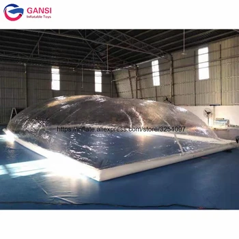 inflatable pool dome