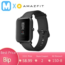 Amazfit Bip Huami Смарт-часы [английская версия] gps, умные часы для Android iOS монитор сердечного ритма 45 дней Срок службы батареи IP68