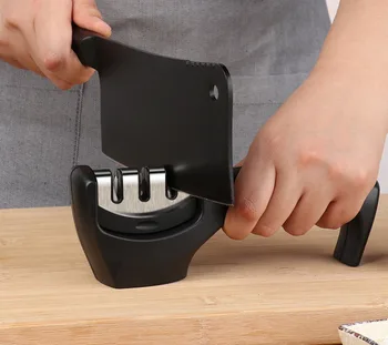 

Knife Sharpener 3 Stages Professional Kitchen Sharpening Stone Grinder knives Whetstone Tungsten Diamond Ceramic Sharpener Tool