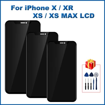 

OLED For iPhone X XS XR XS MAX LCD Display Touch Screen Replacement with 3D Touch Digeiter Assembly Parts