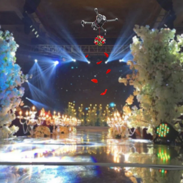 $40.91  Drop Transport High Strength RC Toy Wedding Multipurpose Drone Clip Plastic Replace Adjustable Air 