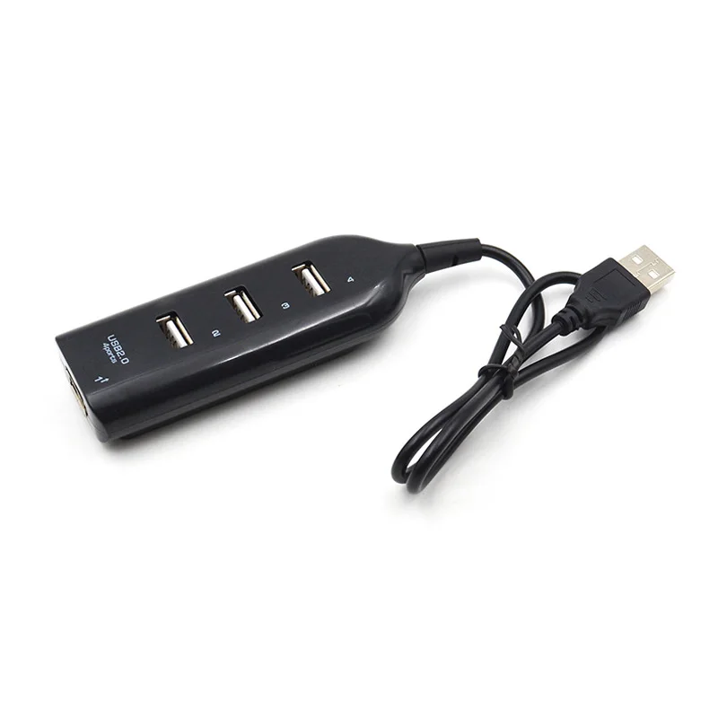 USB 2 0 4 портовый высокоскоростной разветвитель удобный порт мини адаптер для ПК