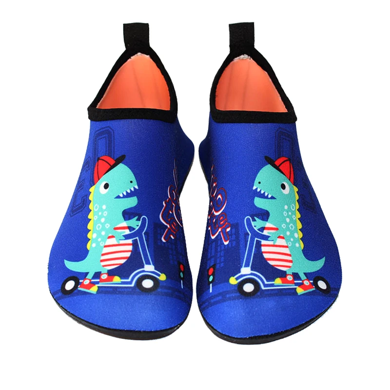 Детская пляжная обувь мультфильм Микки и Минни плавание обувь для обувь девочек мальчиков босиком летние тапочки - Цвет: A