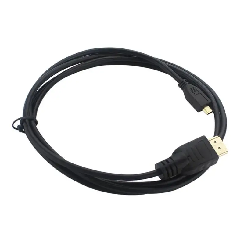 1.5m HDMI Cable High speed 4K HD Micro HDMI to HDMI Cable Video Adapter Cord gold plated hdmi cable for Raspberry Pi 4B