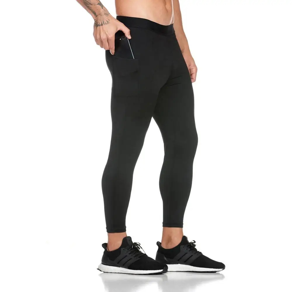 

Mens Compression Leggings Running Tights Gymshark Athletic Long Trousers Training Fitness Jogging Sportswear Gym Running Pants