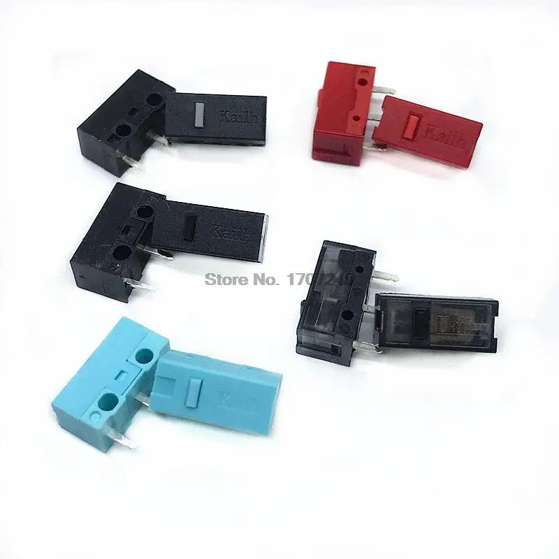 Микропереключатель мыши Kailh 10-100 шт. кнопка отключения 4 3/7 3/9 5 мм GM2.0 GM4.0 GM8.0 2/3Pin