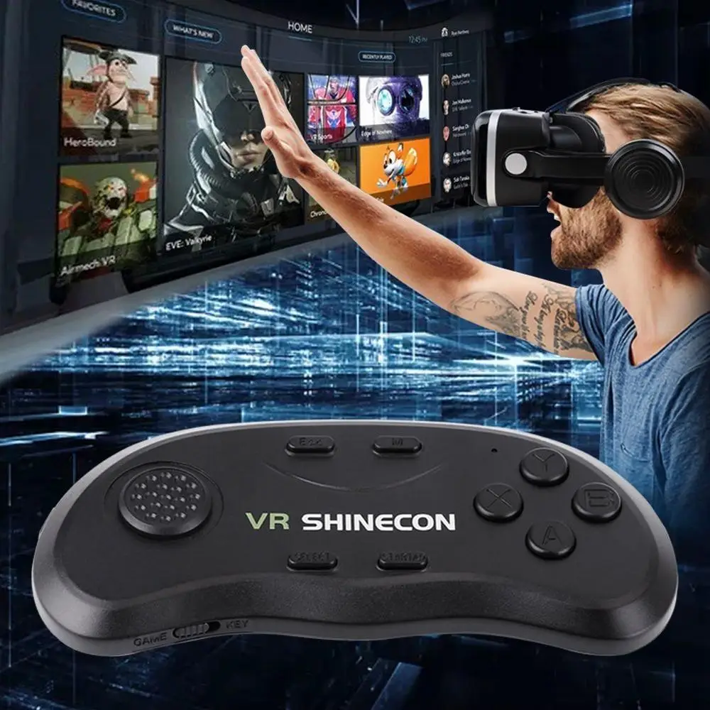 Очки виртуальной реальности Shinecon Z4 VR улучшенные большие очки для просмотра с