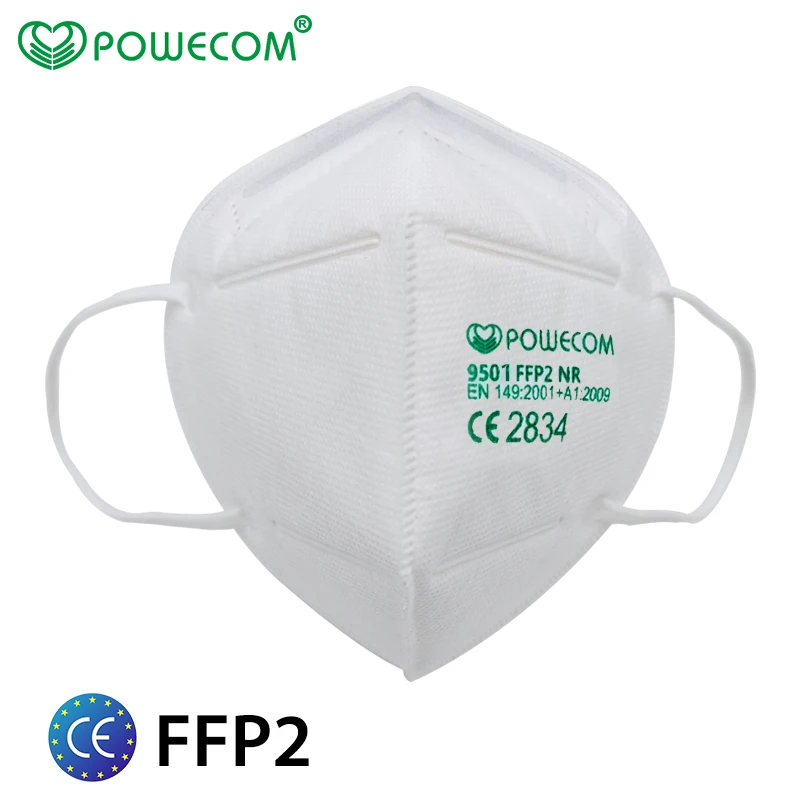 Маски FFP2 Powecom многоразовые маска для лица рта пылезащитный мундштук защитные