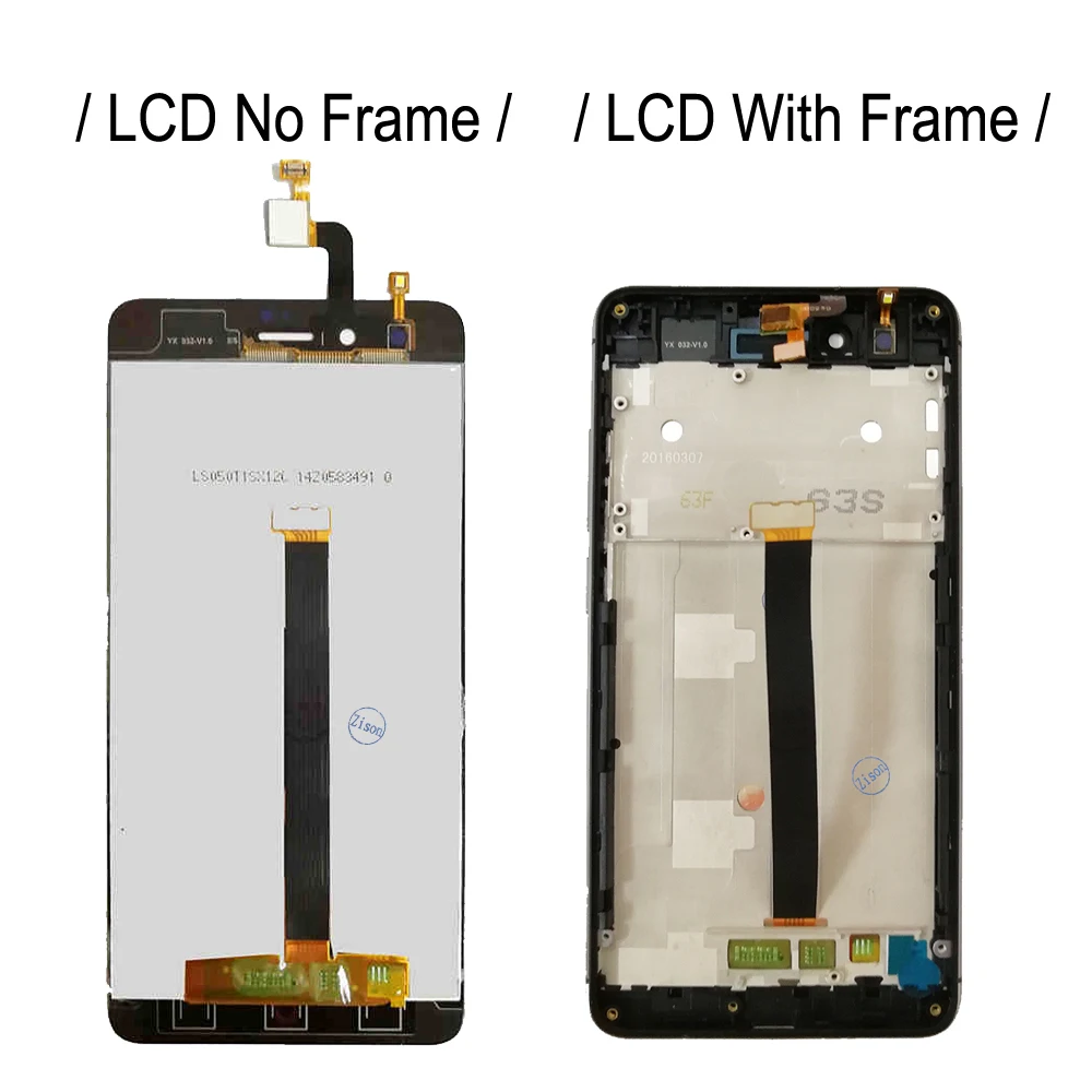 ЖК дисплей 5 0 дюйма с рамкой для ZTE Nubia Z11 mini NX529J полный экран сенсорным датчиком и