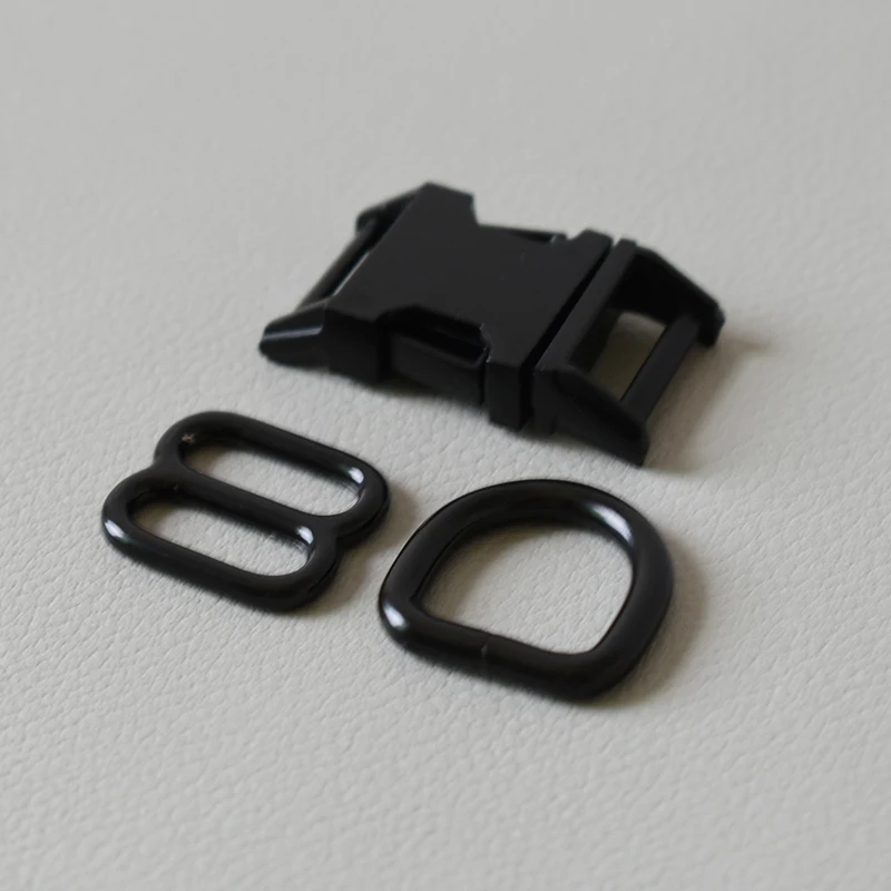 100 компл. Металлическая пряжка с регулируемой пряжкой (металлическая + 8 пряжек