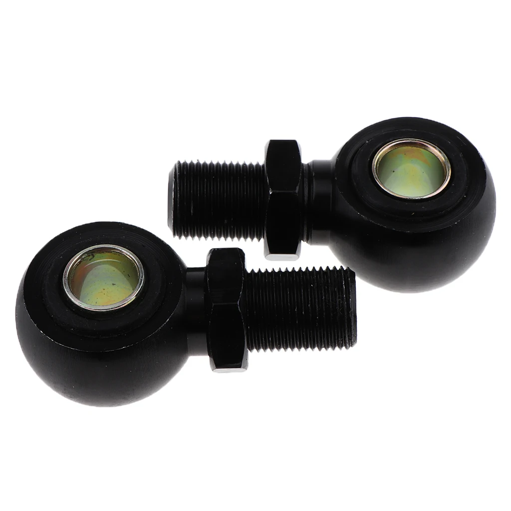 One Pair Eye Adapter Eye End for Motorcycle Scooter Shock Absorber 12mm Black