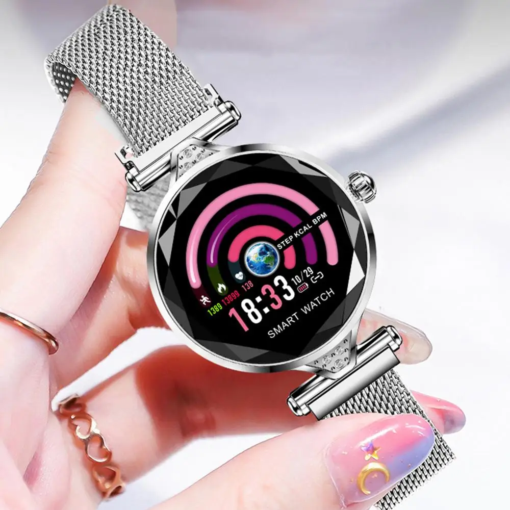 Smart bracelet full color screen female smart wristband healthy exercise calorie monitoring reminder compatible with Android IOS