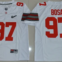 Ohio State Buckeyes Joey Bosa 97 Diamond Quest-белый размер S, M, L, XL, 2XL, 3XL ДЖЕРСИ