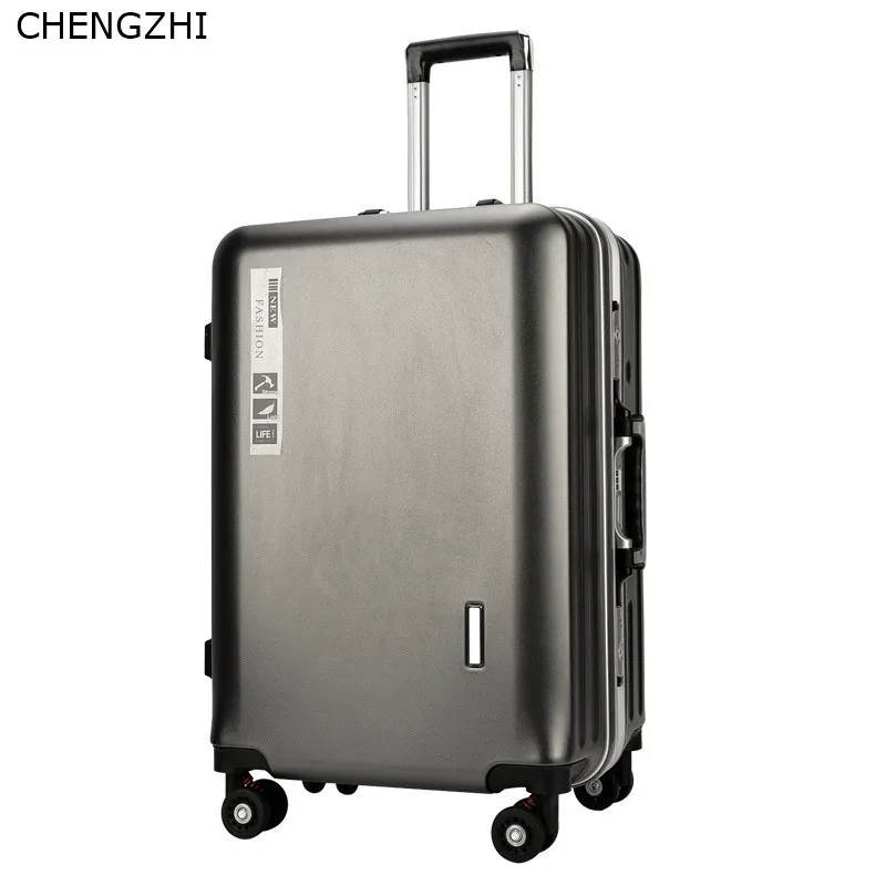 CHENGZHI Дорожный чемодан из АБС пластика для ПК 20 дюймов 22 дюйма 24 на колесах с