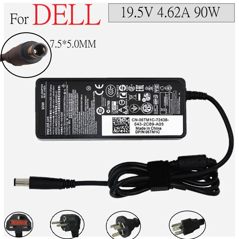 Адаптер переменного тока для ноутбука DELL E4300 E4310 E5400 E5410 E5420 E5500 19 5 1420 1501 D400 Inspiron 14R 1521