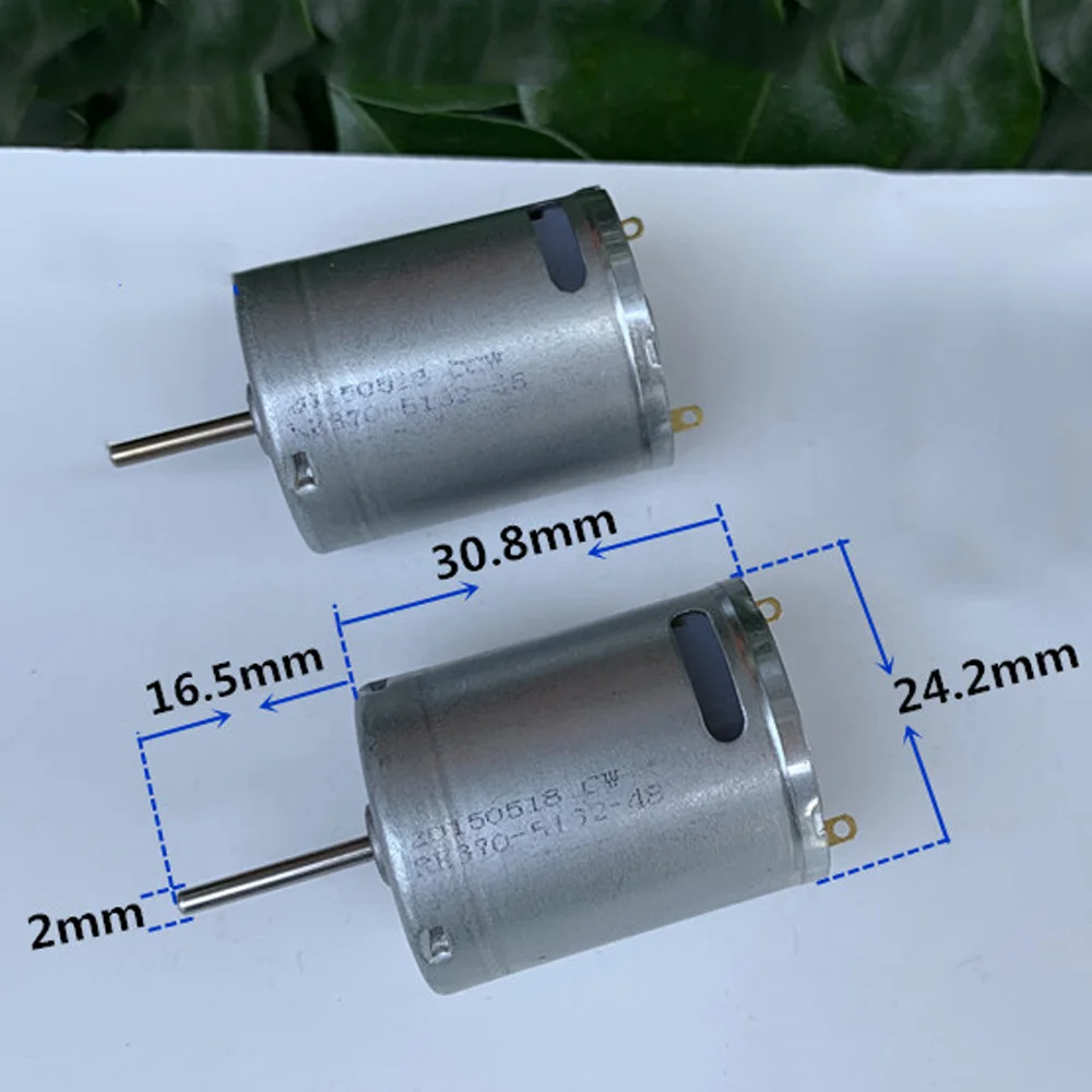 Микро электродвигатель 370 RK 5132 48 DC 3V 7 4 V 3 6V Высокая скорость 33000 об/мин DIY RC