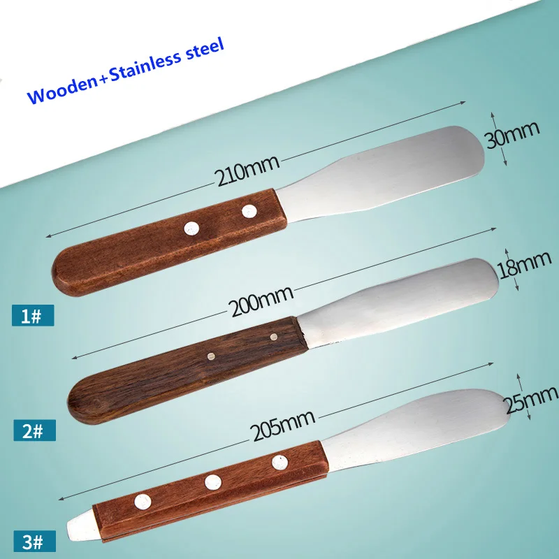 1Pc Dental Plaster Spatula Alginate Mixing Knife Plastic Spatula Stainless  Steel Wooden Handle Dental Lab Impression Materials - AliExpress