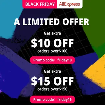 

BLACK FRIDAY $10 OFF $15 OFF Aliexress Promo Code!!! Big Promotion For All USER!!! Nov29-Dec3 , Don't Place Order On This Link