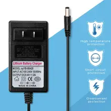 21 V/1A 8,4 V/2A 12,6 V/2A 16,8 V/1A адаптер питания литиевая батарея зарядное устройство