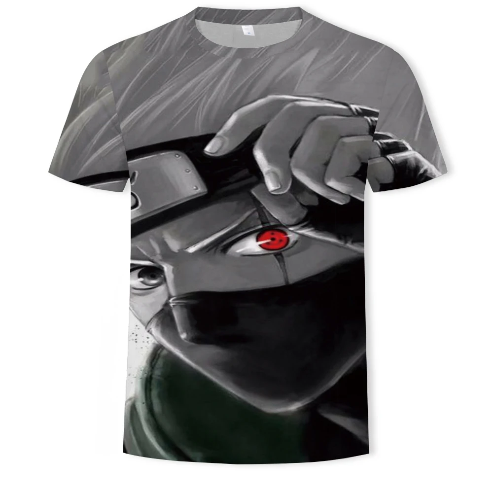 

Anime naruto Men's t-shirt Summer Harajuku Cool Short Sleeve tshirt Japanese Anime Funny 3DPrinte Streetwear naruto clothes