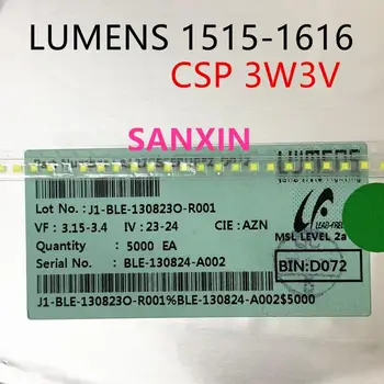 

100PCS LUMENS LED Backlight Chip Scale Package 3W CSP 1616 3V Cool white 190LM LCD Backlight for TV TV Application A142AEAEBP28A