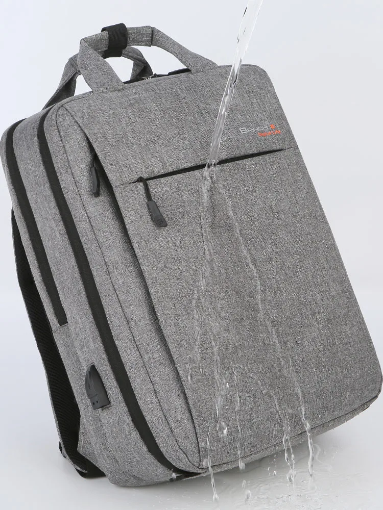 

Backpack Large Capacity Laptop Computer Bag 13.3Air Men And Women Double Layer Charging Travel 15.6-Inch Information