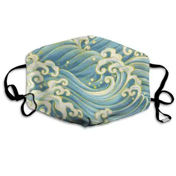 

YongColer Breathable Anti-dust Best Warm Windproof Blue Weave Face Masks Comfy Anti Pollution Washable Reusable Mouth Masks for