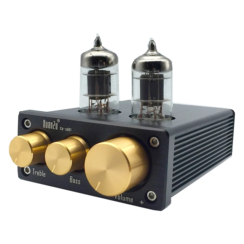 Preamplifier U801 6J1 tube desktop power amplifier audio treble and bass gain pure preamplifier HiFi AMP | Обустройство дома