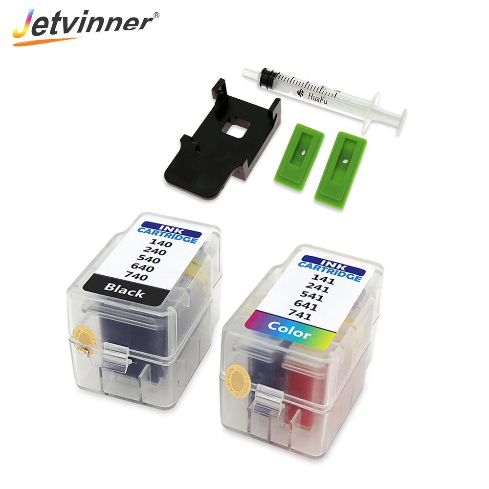 Jetvinner Смарт чернильный картридж для принтера Canon PG740 CL 741 140 141 240 241 540 541 640 641 740 741 840 841 заправляемые чернильные картриджи