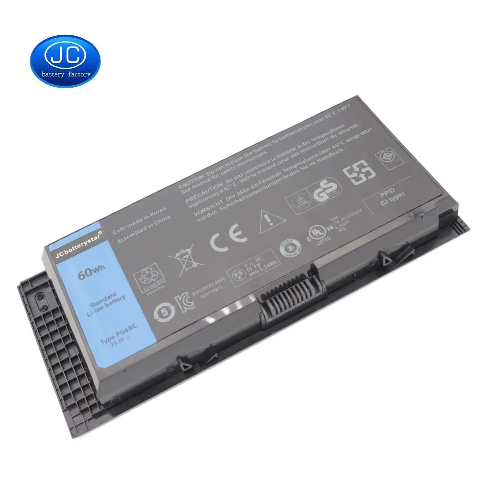 Новый оригинальный аккумулятор JC T3NT1 M6600 для ноутбука DELL Precision M6700 M6800 M4800 M4600 M4700 FJJ4W