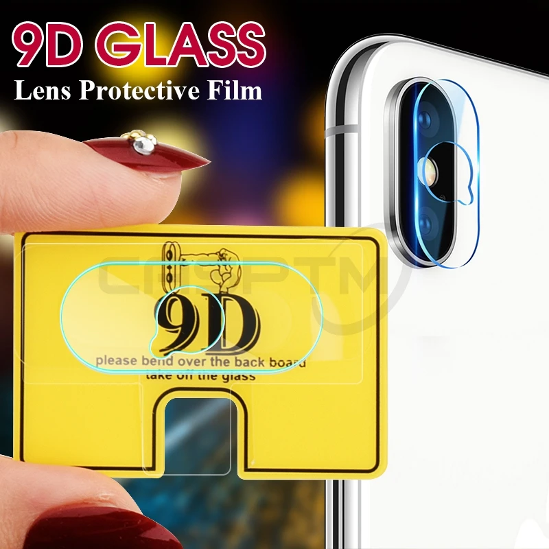 

CASPTM 9D Back Camera Lens Tempered Glass For iPhone XS Max XR X 7 8 Plus Camera Protector Full Cover Film For iPhone 7 Plus