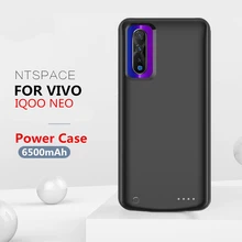 NTSPACE 6500 мАч портативное зарядное устройство Зарядка крышка для Vivo IQOO NEO корпус батареи Внешнее зарядное устройство для аккумулятора чехол питания